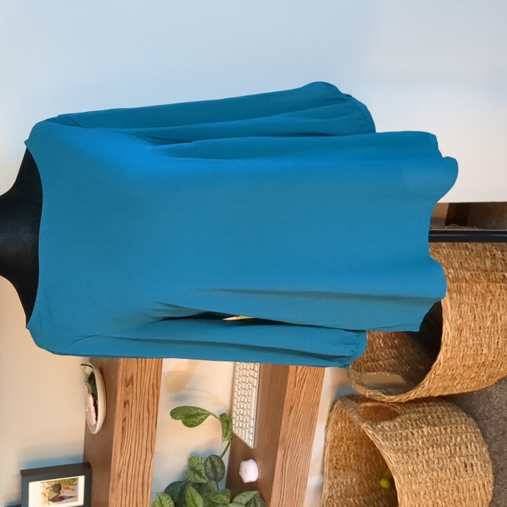 Teal Banana Republic blouse